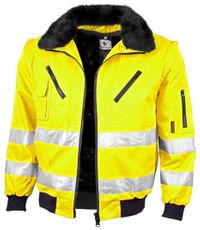 Qualitex Pro Warnschutz-Pilotjacke gelb Octavio Arbeitsschutz